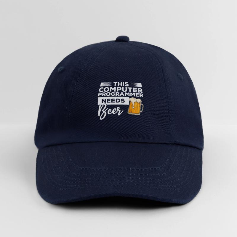 Dieser Computerprogrammierer braucht Bierprogrammierung Baseballkappe
