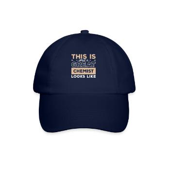 This Is What A Great Chemist Looks Like Chemistry - Baseball Cap - blue/blue - Front