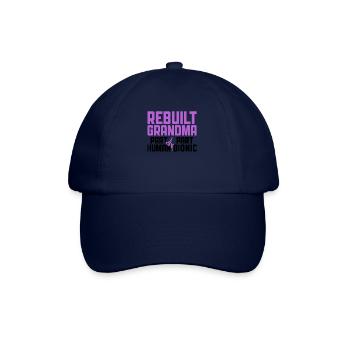 Umgebautes Hüft-opa-design Für Eine Person Nach - Baseball Cap - blue/blue - Front