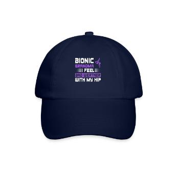 Bionic Hip Oma Design Für Eine Bionic Aftermarket - Baseballkappe - Blau/Blau - Vorne