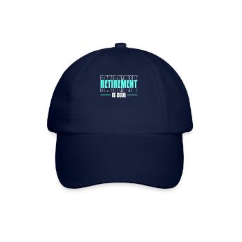 Pensioner Pension Cool - Baseball Cap - blue/blue - Front