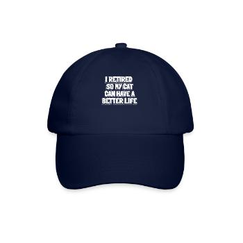 Pensioner pension - Baseball Cap - blue/blue - Front