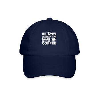 Cet instructeur de Pilates fonctionne sur le café - Casquette classique - bleu/bleu - Devant