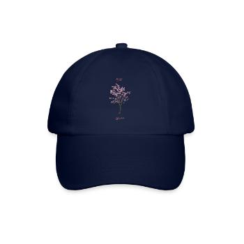 ARBRE SAKURA. Grandir et s’épanouir. - Casquette classique - bleu/bleu - Devant