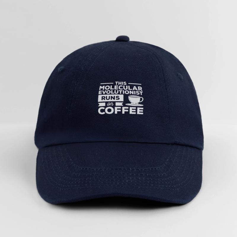 This Molecular Evolutionist Runs On Coffee Baseball Cap
