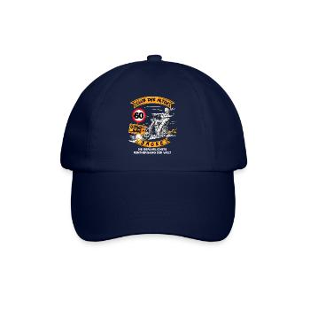Geburtstag Alten Säcke lustiges Biker & Motorrad - Baseballkappe - Blau/Blau - Vorne
