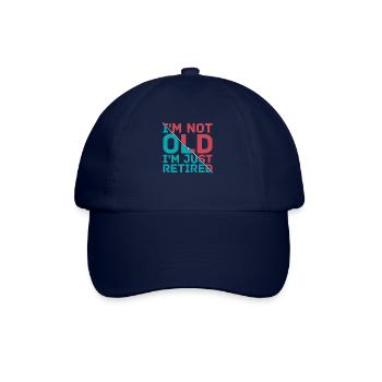 Pensioner Pension Humor - Baseball Cap - blue/blue - Front