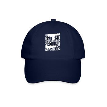 Pensioner pension - Baseball Cap - blue/blue - Front