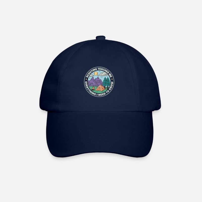 Pfadfinder - Baseballkappe - Blau/Blau