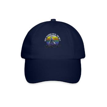 Keep Training Until The Belt Turns Black Karate - Baseball Cap - blue/blue - Front