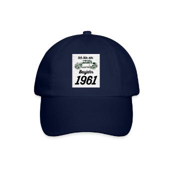 Oldtimer 1961 - Baseballkappe - Blau/Blau - Vorne