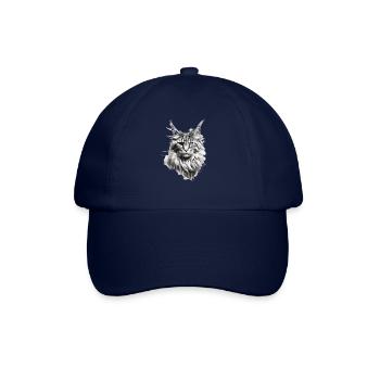 Maine coon cats fans gift for cat owners - Baseball Cap - blue/blue - Front