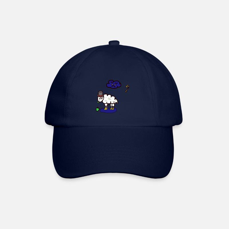 Schlecht Wetter Schaf Regenwolke Regen Hammel - Baseballkappe - Blau/Blau