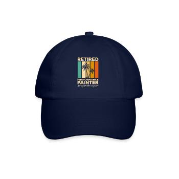 Retired Performance Painter Not My Problem Anymore - Baseball Cap - blue/blue - Front