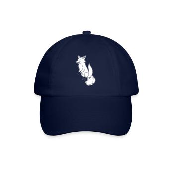 Fox rainbow fart - Baseball Cap - blue/blue - Front