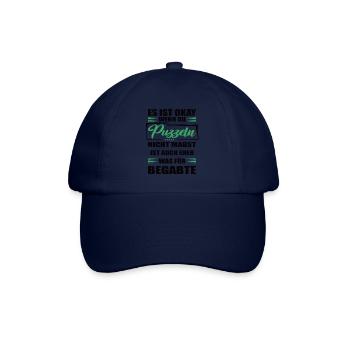 Puzzeln Lustiger Spruch für Mann & Frau - Baseballkappe - Blau/Blau - Vorne