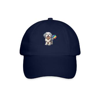 Old English Shepherd Bobtail Cute - Baseball Cap - blue/blue - Front