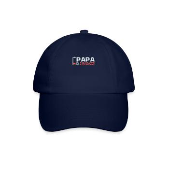 father of 2 sons father son partnerlook dad - Baseball Cap - blue/blue - Front