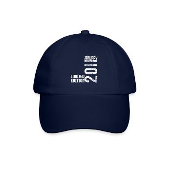 January 2011 Birthday Gift. January 2011. - Baseball Cap - blue/blue - Front