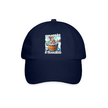 Eisbaden Winterbaden Lustig - Baseballkappe - Blau/Blau - Vorne