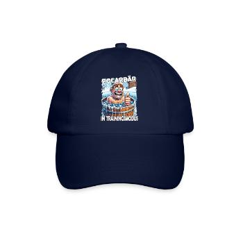 Eisbaden Winterbaden Lustig - Baseballkappe - Blau/Blau - Vorne