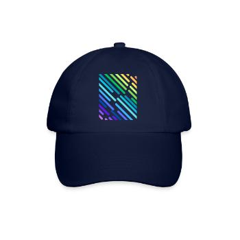 RAINBOW STRIPES - Baseball Cap - blue/blue - Front