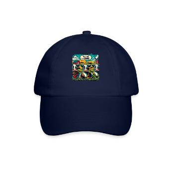 Cows Farmer Agriculture Gift Birthday - Baseball Cap - blue/blue - Front