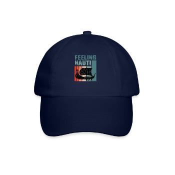 funny sail hobby sailor accessories motorboat - Baseball Cap - blue/blue - Front