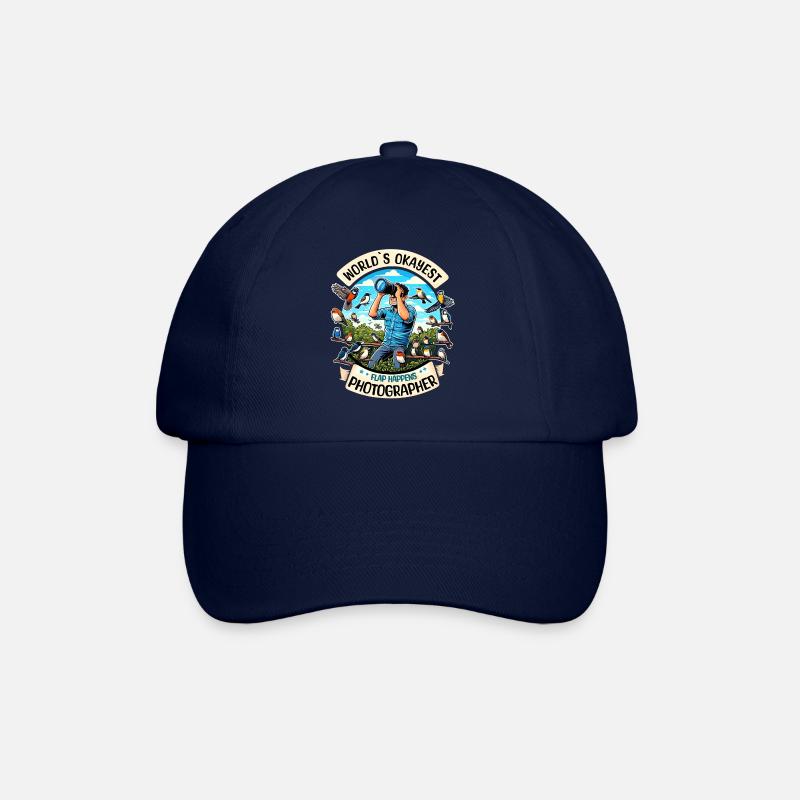 Weltbester Okayer Photographer Vogelbeobachtung - Baseballkappe - Blau/Blau