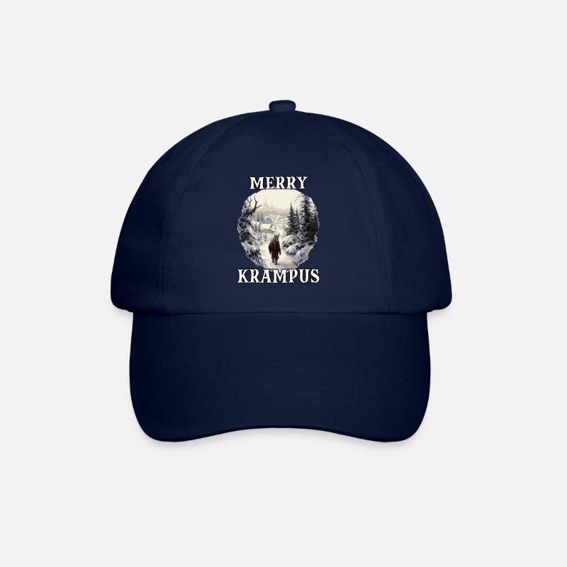 Merry Krampus Kramperl | Krampus Kostüm - Baseballkappe - Blau/Blau