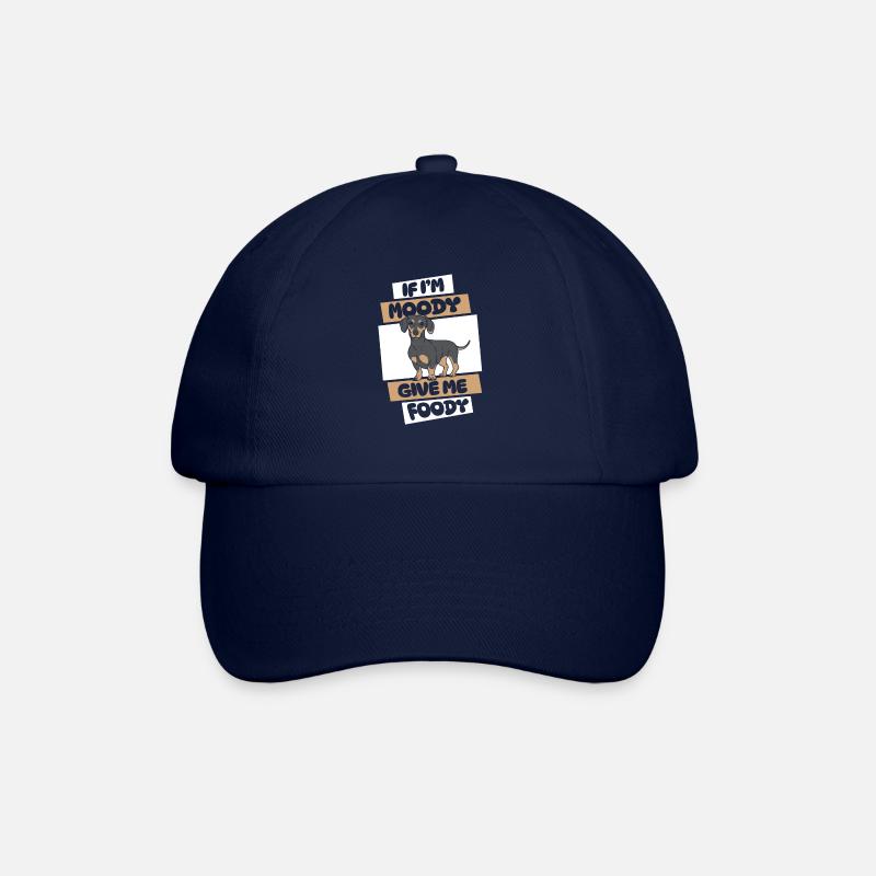 Dackel Dachshund Witzig - Baseballkappe - Blau/Blau
