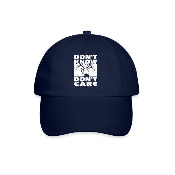 Greyhound Greyhound Drôle Ne Pas Savoir Ne Pas S’En Souci - Casquette classique - bleu/bleu - Devant