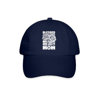 Sonnenblumen Mama Sunflower Mom - Baseballkappe - Blau/Blau - Vorne