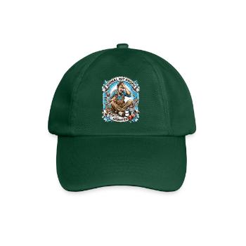 Working with professionals, funny master painter - Baseball Cap - bottle green - Front