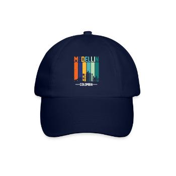 Medellin Kolumbien Kolumbianer Geschenk Colombia - Baseballkappe - Blau/Blau - Vorne
