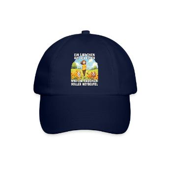Funny dog owner t-shirt dog mom dogs - Baseball Cap - blue/blue - Front