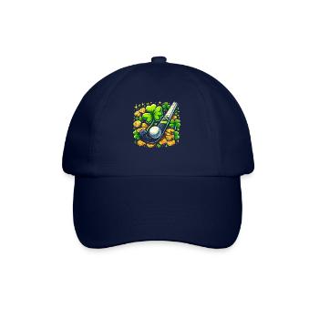 Feldhockey Kleeblatt St. Patricks Day Schabernack - Baseballkappe - Blau/Blau - Vorne