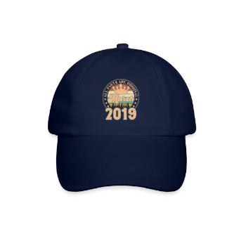 März 2019. März 2019 Geburtstagsgeschenk. März. - Baseballkappe - Blau/Blau - Vorne
