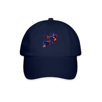 Splash Art Bungee Jumping Bungy Bungee Jumper - Baseball Cap - blue/blue - Front
