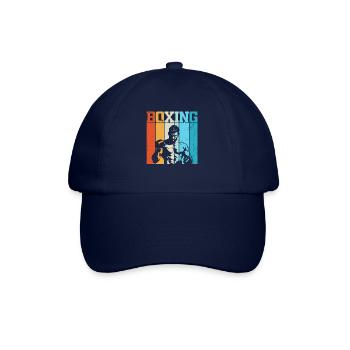 Boxen Retro - Baseballkappe - Blau/Blau - Vorne