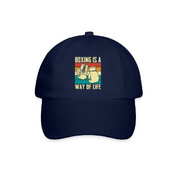 Boxing is a way of life - Baseball Cap - blue/blue - Front