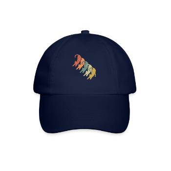 Katze - Baseballkappe - Blau/Blau - Vorne