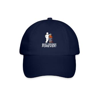Best Friends Forever Whiskey Man Funny BFF Scotch - Baseball Cap - blue/blue - Front
