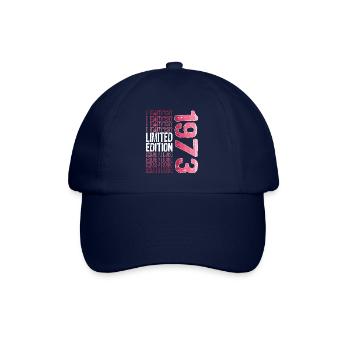 Edition limitée depuis 1973 Anniversaire Millésime 1973 - Casquette classique - bleu/bleu - Devant