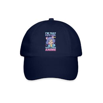 Anime Manga Anime Fille - Casquette classique - bleu/bleu - Devant