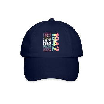 Limited Edition seit 1942 Geburtstag Vintage 1942 - Baseballkappe - Blau/Blau - Vorne