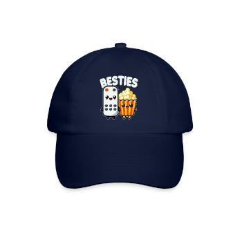 Popcorn Et Télécommande Besties Film Drôle - Casquette classique - bleu/bleu - Devant
