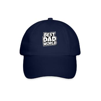 Bester Papa für immer zum Vatertag od. Geburtstag - Baseballkappe - Blau/Blau - Vorne
