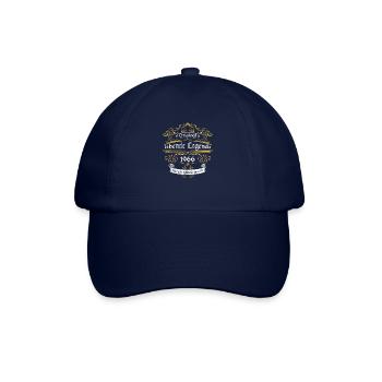 1966 Geburtstag lebende Legende zur perfektion - Baseballkappe - Blau/Blau - Vorne