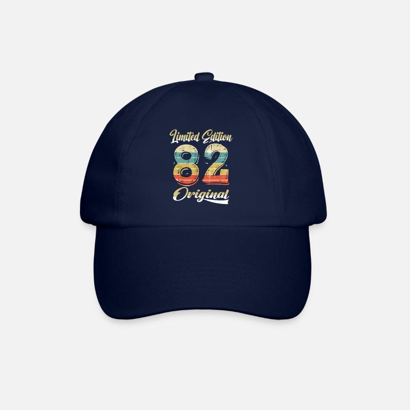 42 ans anniversaire vintage 1982 édition limitée - Casquette classique - bleu/bleu